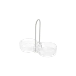 מתקן כוסות אקרילי לבן קוצ'ינה - CUCINA