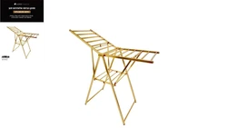 מתקן כביסה אלומיניום זהב