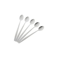 סט 6 כפיות לונג חלק סולתם .