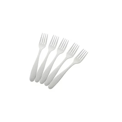 סט 6 מזלגות עוגה חלק סולתם .