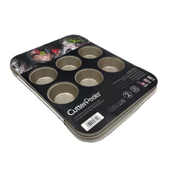 תבנית 12 שקעים זהב CutterPeeler