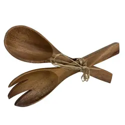 סט כפות עץ להגשה CutterPeeler