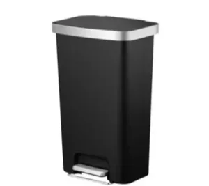 פח אשפה מלבני שחור מט EKO