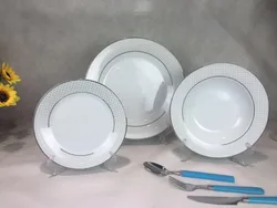 סט 18 צלחות דגם לונדון